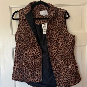 NWT Animal Print Vest